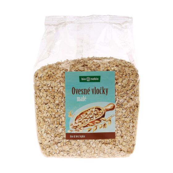 Small gluten-free oat flakes organic 500 g   BIO NEBIO