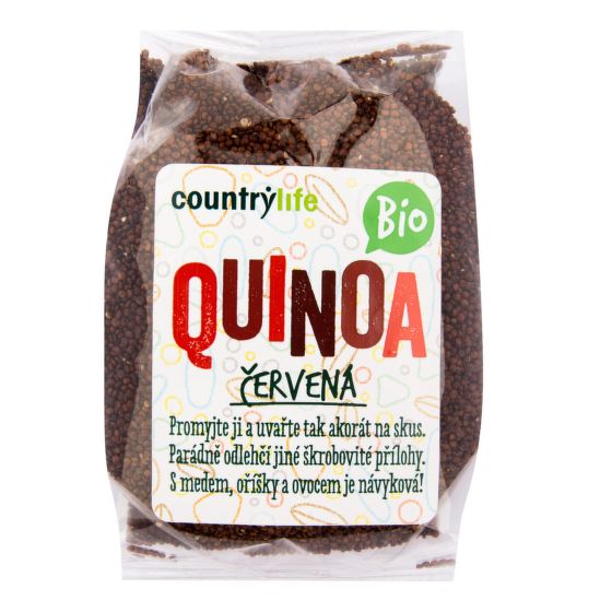 Red quinoa organic 250 g   COUNTRY LIFE