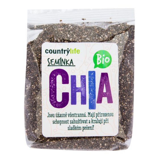 Chia seeds organic 300 g   COUNTRY LIFE