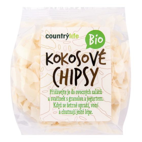 Coconut chips organic 150 g   COUNTRY LIFE