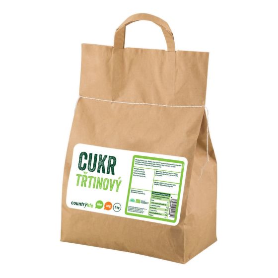 Cane sugar organic 5 kg   COUNTRY LIFE