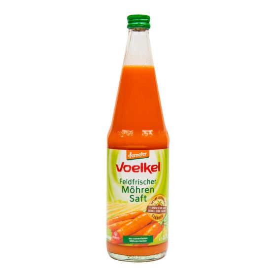 Carrot juice organic 700 ml   VOELKEL