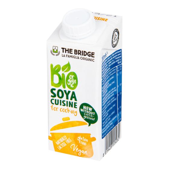 Soy cream for cooking organic 7 % fat 200 ml   THE BRIDGE