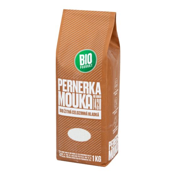 Wholemeal rye flour smooth organic 1 kg   PERNERKA