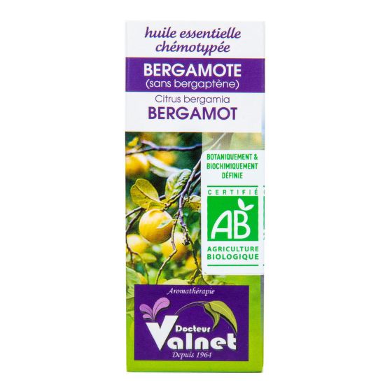 Essential oil Bergamot organic 10 ml   DOCTEUR VALNET