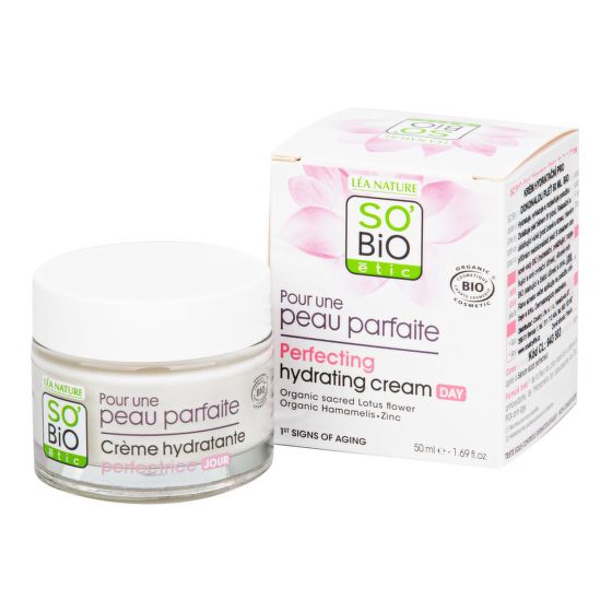 Moisturizing cream for perfect skin organic 50 ml   SO’BiO étic