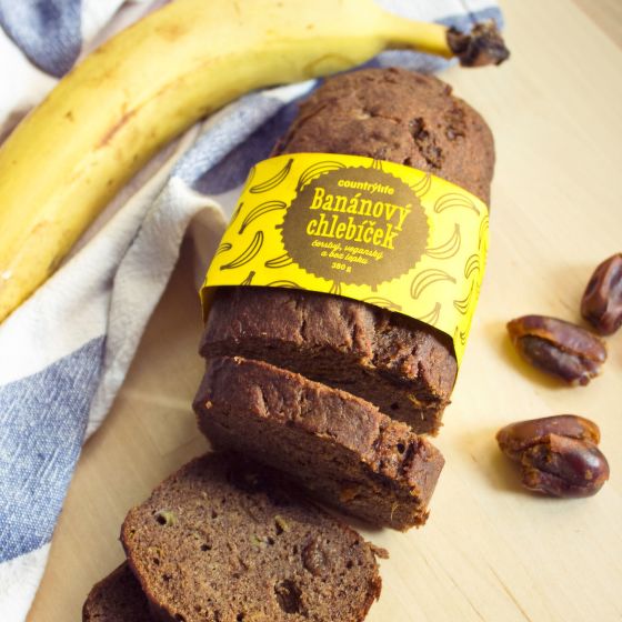 Banan bread gluten-free 380 g   NELEPEK