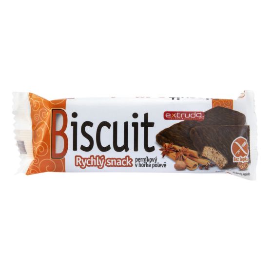 Gingerbread snack with cocoa coating 24 g   EXTRUDO