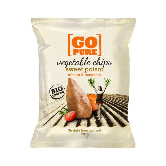 Sweet potato chips with rosemary organic 40 g   GO PURE