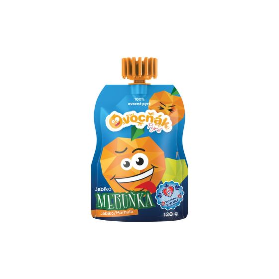 Apple-apricot pouch 120 g   OVOCŇÁK