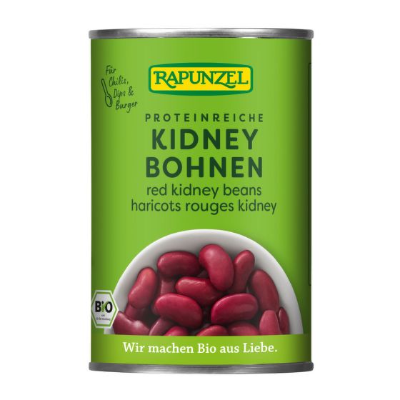 Sterilized red beans organic 400 g   RAPUNZEL