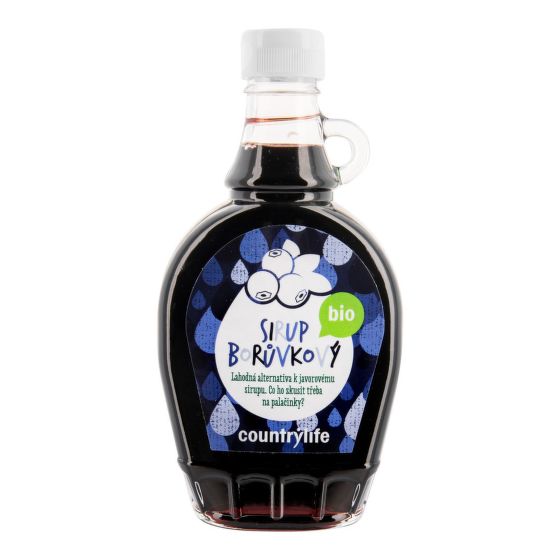Blueberry syrup organic 250 ml   COUNTRY LIFE