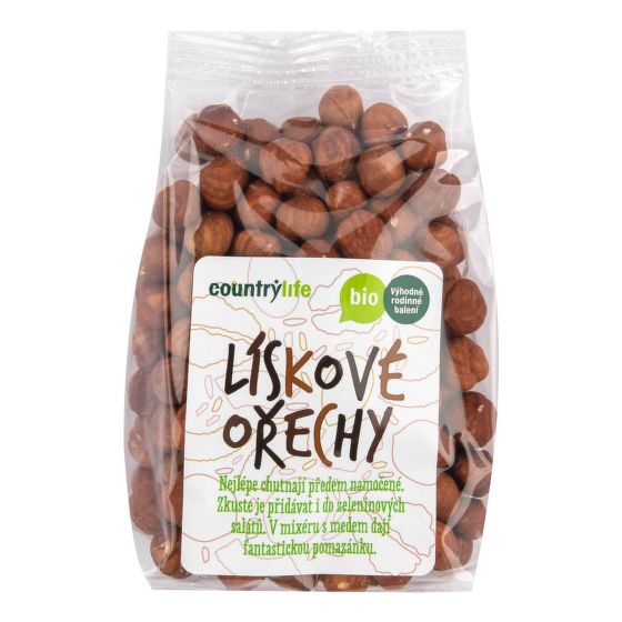 Hazelnuts organic 250 g   COUNTRY LIFE