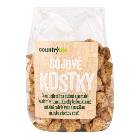 Soya meat cubes 100 g   COUNTRY LIFE