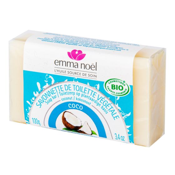 Plant Soap Bar coconut organic 100 g   EMMA NOËl