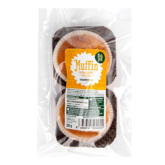 Muffin vanila gluten-free 120 g   NELEPEK