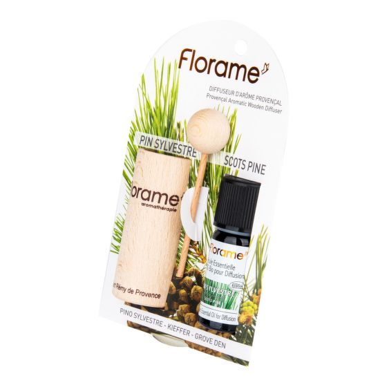 Provencal wooden diffuser + essential oil Pine 10 ml BIO FLORAME