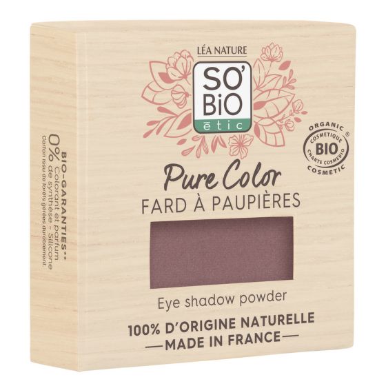 Natural eye shadow 07 Purple Plum PURE COLOR 3 g BIO SO’BiO étic