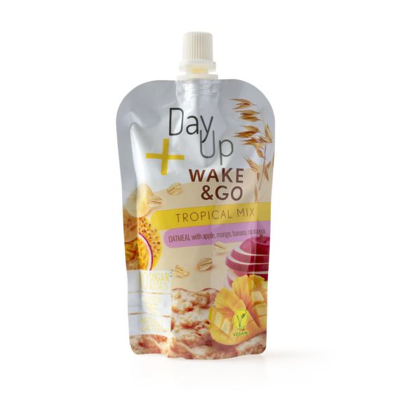 Fruit dessert tropical mix and oats - bag 120 g   DAY UP