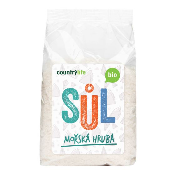 Organic sea salt coarse 1 kg   COUNTRY LIFE
