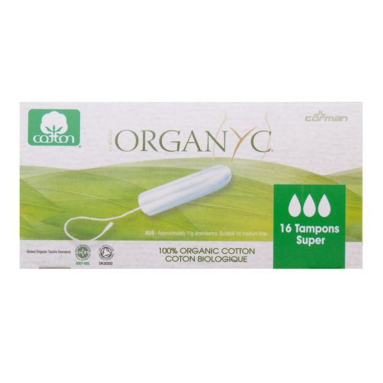 Super organic cotton tampons 16 pcs