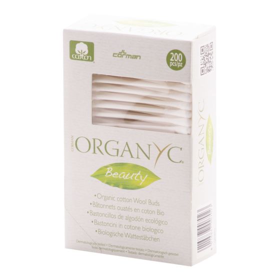 Organic cotton swabs 200 pcs