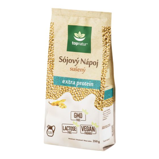 Soy drink with extra protein instant 350 g   TOPNATUR