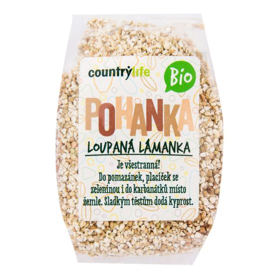 Buckwheat peeled crushed organic 400 g   COUNTRY LIFE 