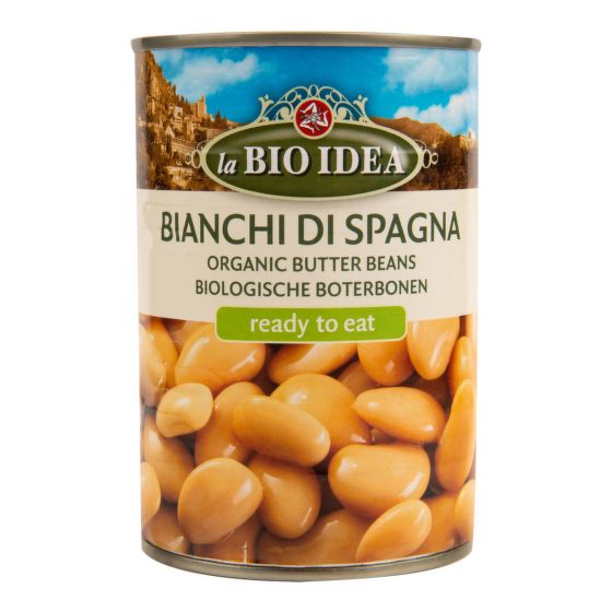 Butter beans canned organic 400 g   BIO IDEA