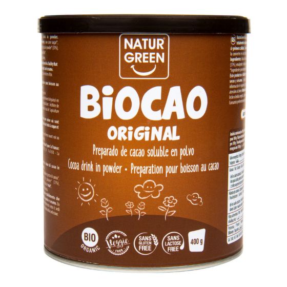 Cocoa instant organic 400 g   NATURGREEN