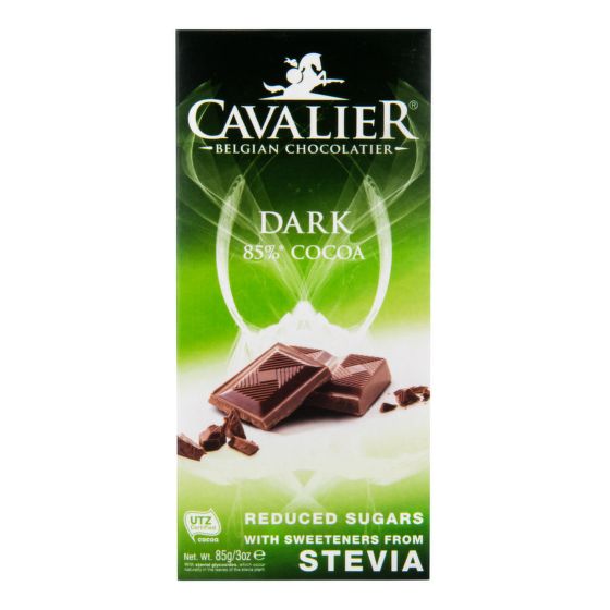 Chocolate dark with stevia 85 g   CAVALIER