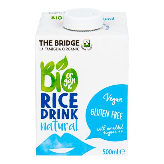 Rice drink organic 500 ml   THE BRIDGE