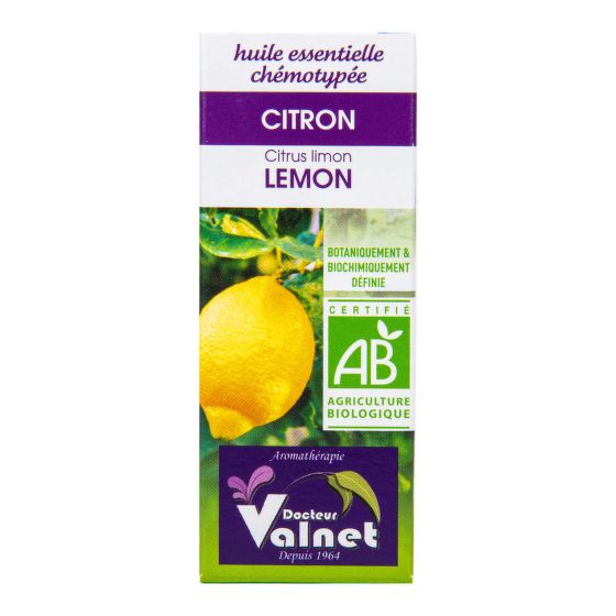 Essential oil Lemon organic 10 ml   DOCTEUR VALNET