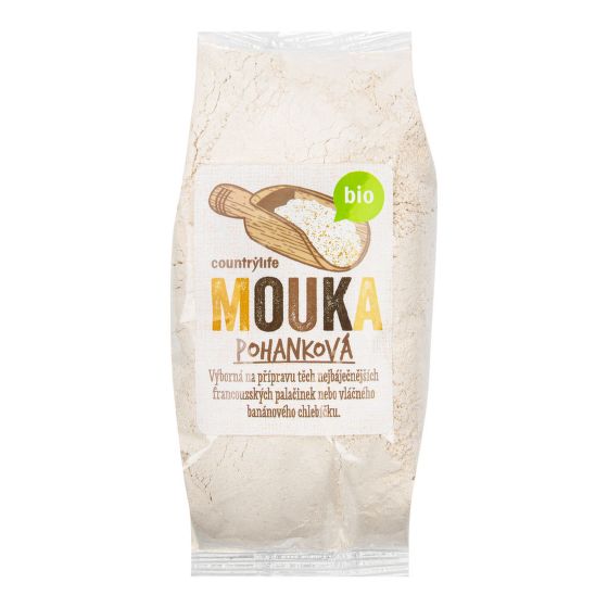 Buckwheat flour organic 400 g   COUNTRY LIFE