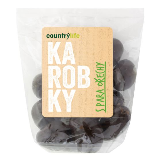 Brazil nuts in carob 100 g   COUNTRY LIFE