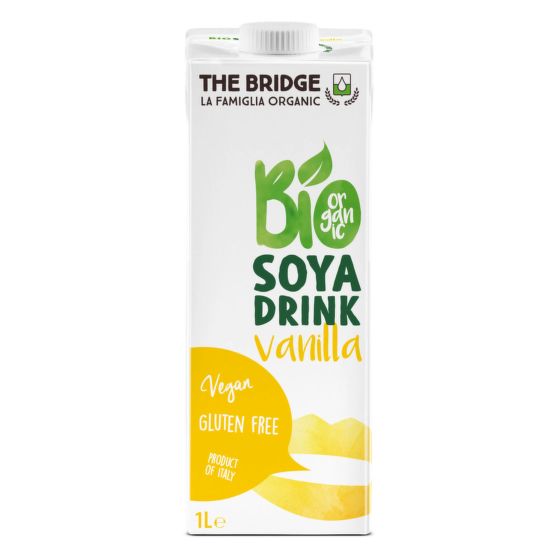 Soy drink vanilla organic 1 l   THE BRIDGE