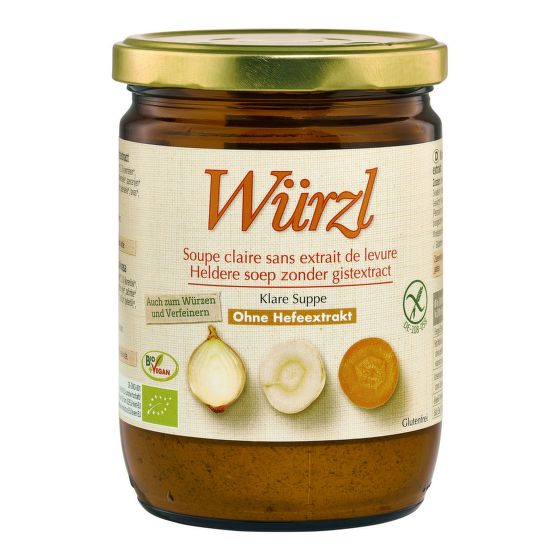 Vegetable broth WÜRZL glass organic 250 g   HÜGLI