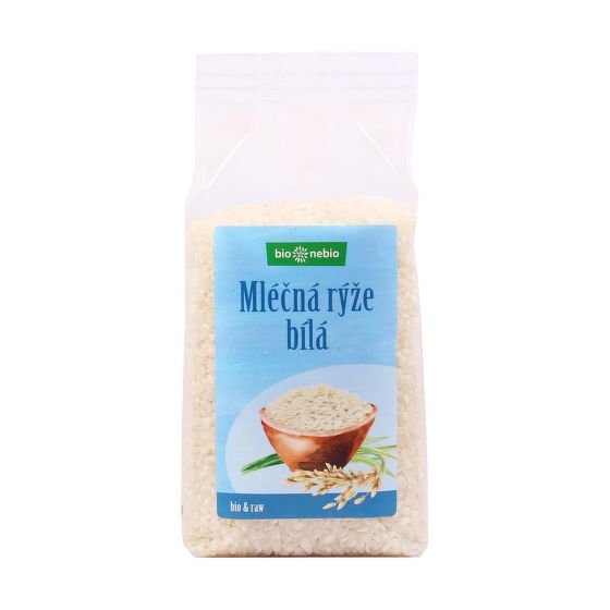 White milk rice organic 500 g   BIO NEBIO