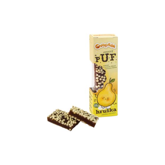 Fruit slices PUF apple-pear 22 g    OVOCŇÁK