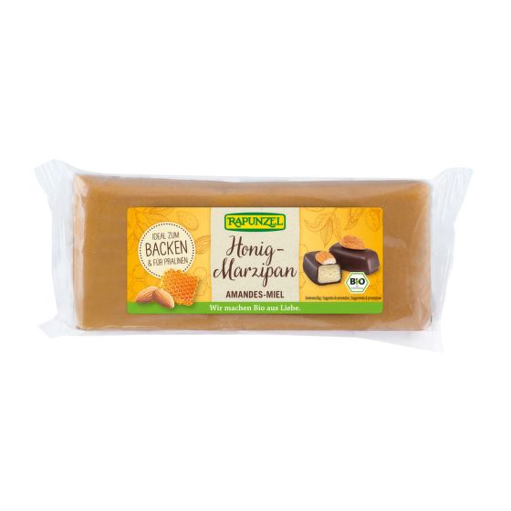 Honey marzipan organic 250 g   RAPUNZEL