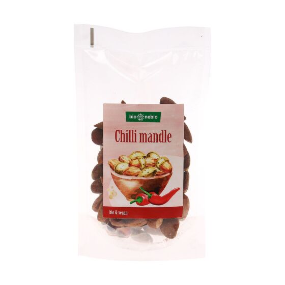 Almonds Chilli Roasted organic 100 g   BIO NEBIO