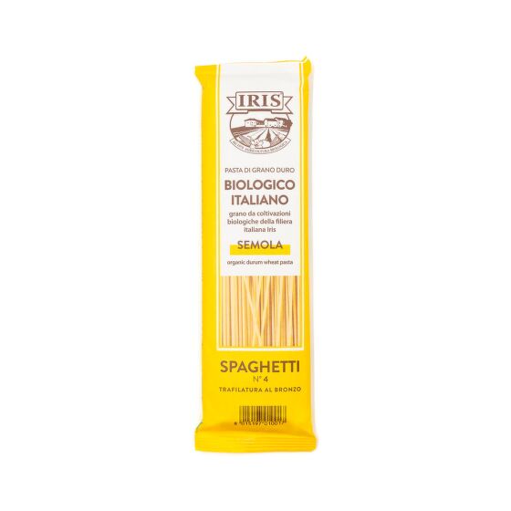 Spaghetti semolina pasta organic 500 g   IRIS