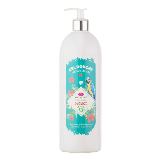 Shower Gel with Monoi organic 1 l   EMMA NOËL