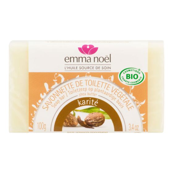Plant soap bar shea butter organic 100 g   EMMA NOËL
