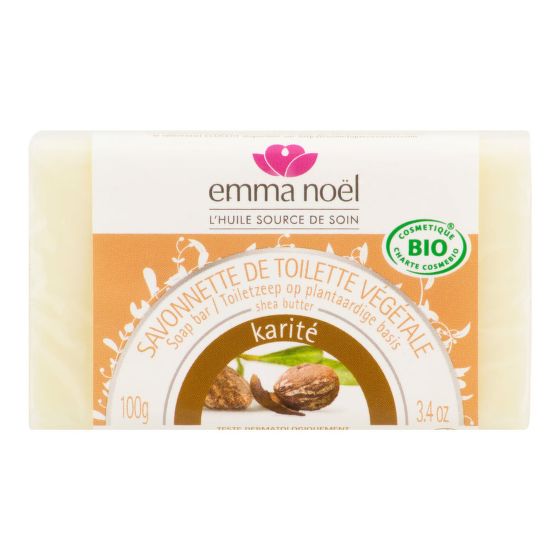 Plant soap bar shea butter organic 100 g   EMMA NOËL