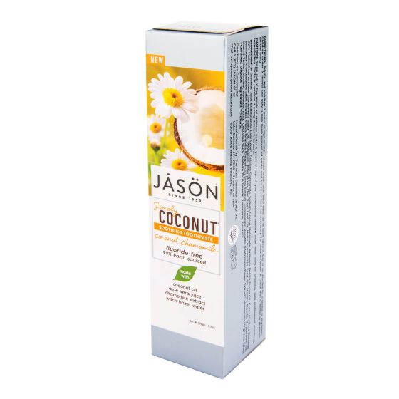 Coconut soothing toothpaste with camomile 119 g   JASON