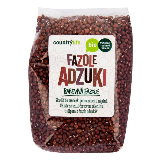Adzuki beans organic 1 kg   COUNTRY LIFE