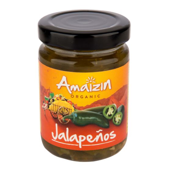 Peppers Jalapenos sterilized organic 150 g   AMAIZIN  