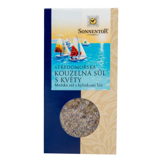 Mediterranean magic salt with flowers organic 120 g   SONNENTOR