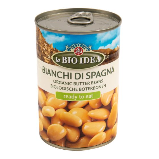 Butter beans canned organic 400 g   BIO IDEA